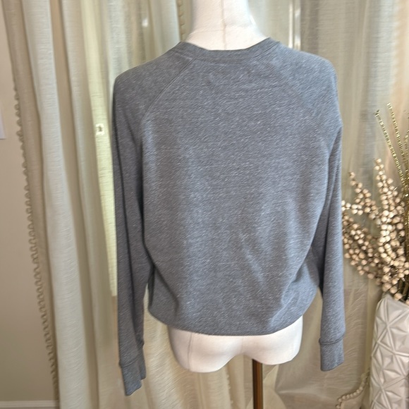 Spiritual Gangster sweatshirt raglan Sweater Grey sz S - Picture 3 of 5